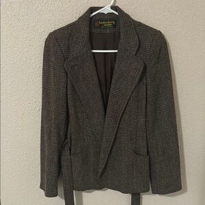 Vintage Wool Blend Tweed Jacket | Londonderry by Peabody | Small | excellent!